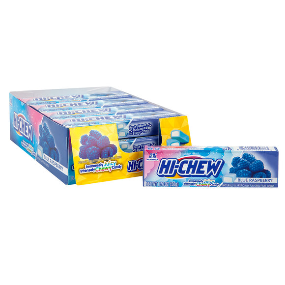 Hi Chew Blue Raspberry Chewy Candy - 15 Count – CandyDirect.com