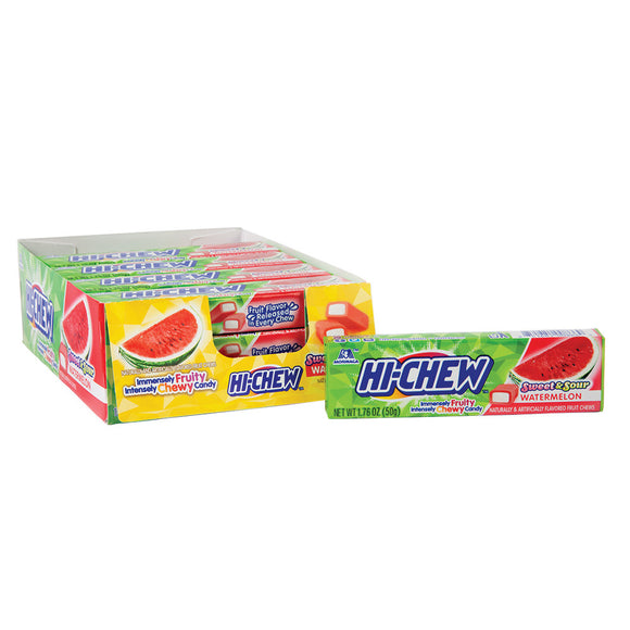 Hi Chew Watermelon Chewy Candy - 15 Count – CandyDirect.com