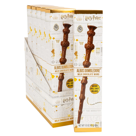Jelly Belly Harry Potter Dumbledore Chocolate Wand - 12 Count ...