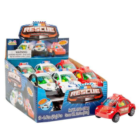 Kidsmania Rescue Candy Filled Toy Cars - 12 Count – CandyDirect.com
