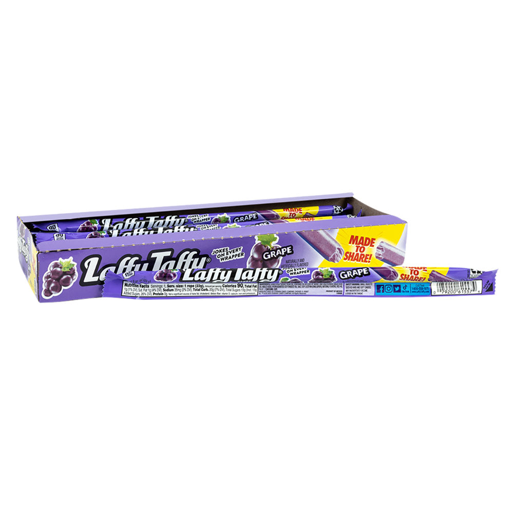 Laffy Taffy Grape Rope Candy - 24 Count – CandyDirect.com
