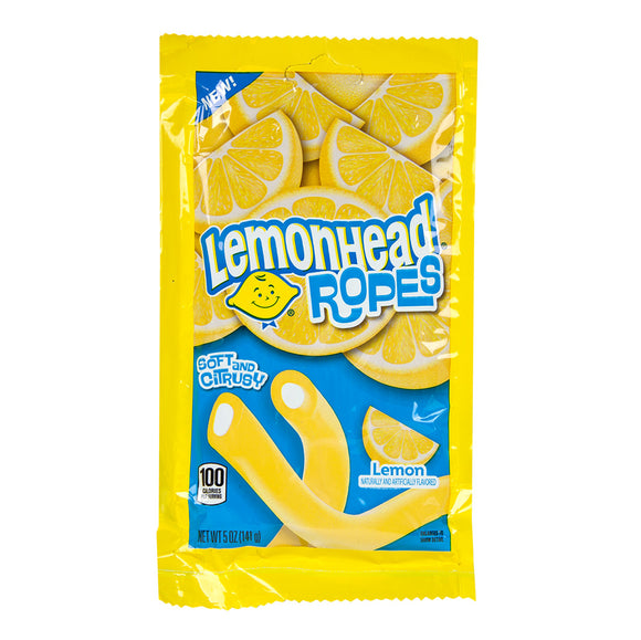 Lemonhead Ropes Candy Peg Bag - 12 Count – CandyDirect.com