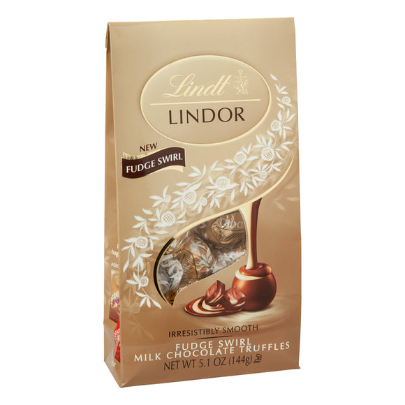 Lindt Lindor Fudge Swirl Chocolate Truffles Bag - 6 Count – CandyDirect.com