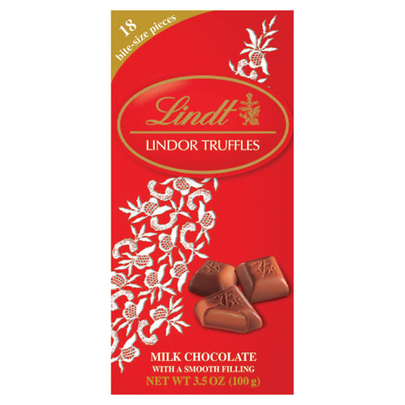Lindt Lindor Milk Chocolate Truffle Candy Bars - 12 Count – CandyDirect.com
