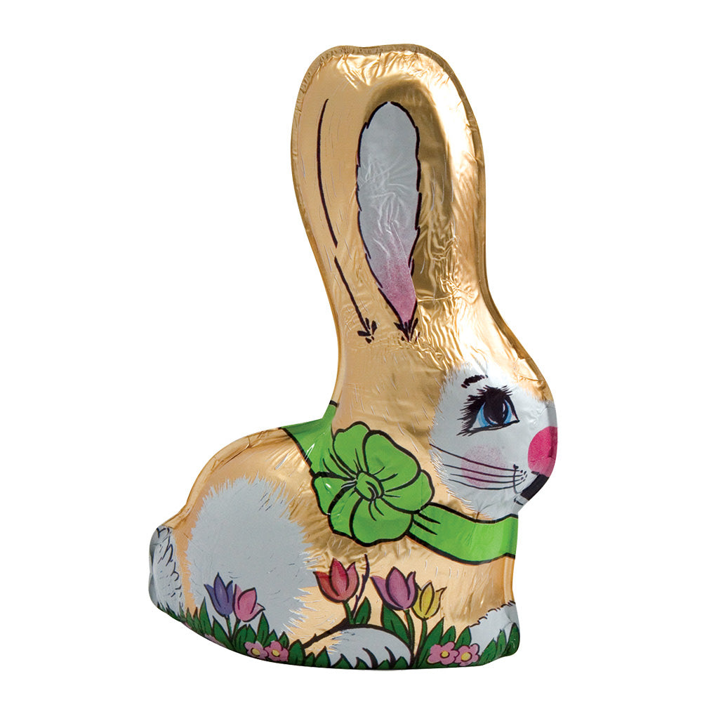 Madelaine Milk Chocolate Foiled Semi Solid Rabbit Candy - 12 Count ...