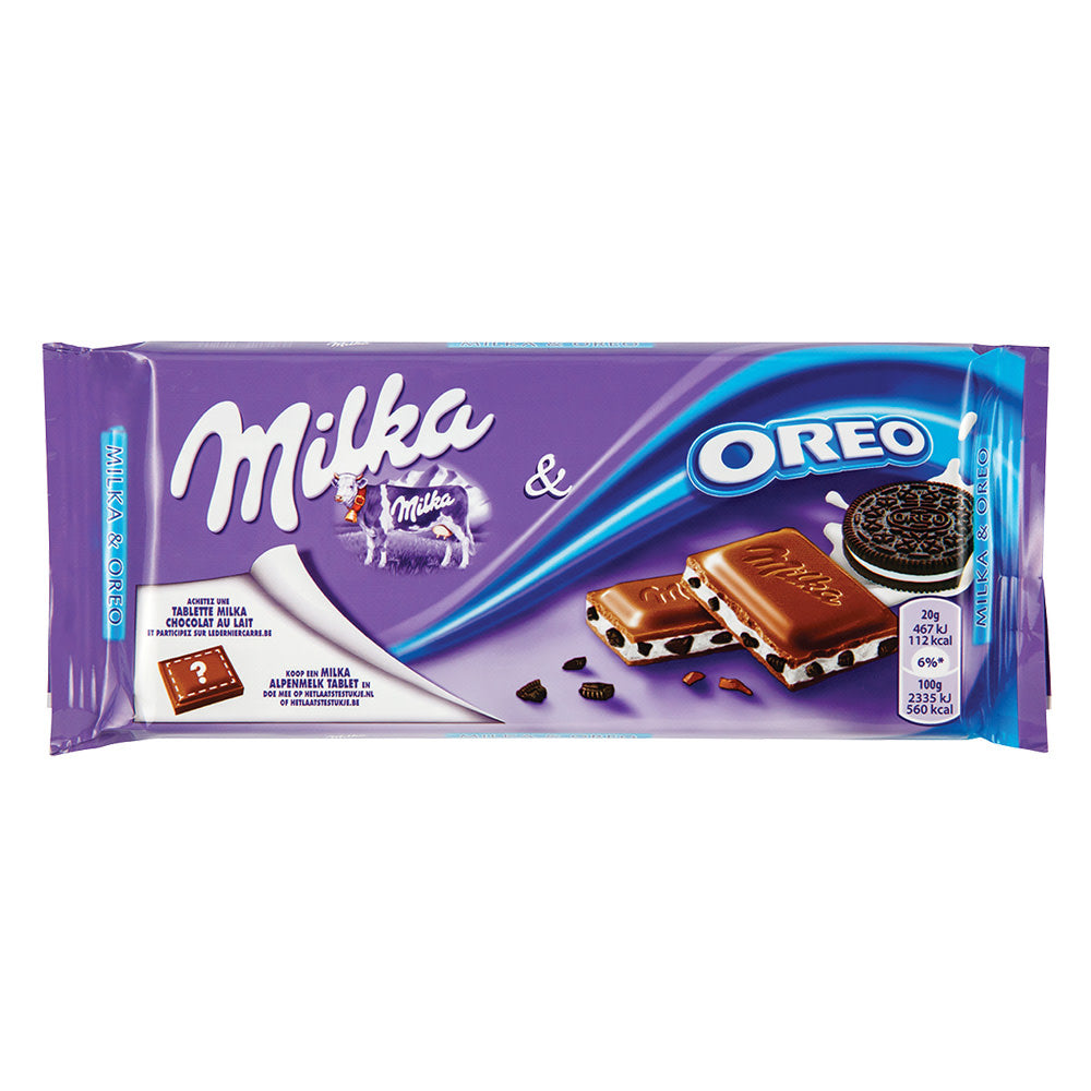 Count Line Milka Milka Oreo Alpine Milk Chocolate Candy Bars - 22 Count – CandyDirect.com