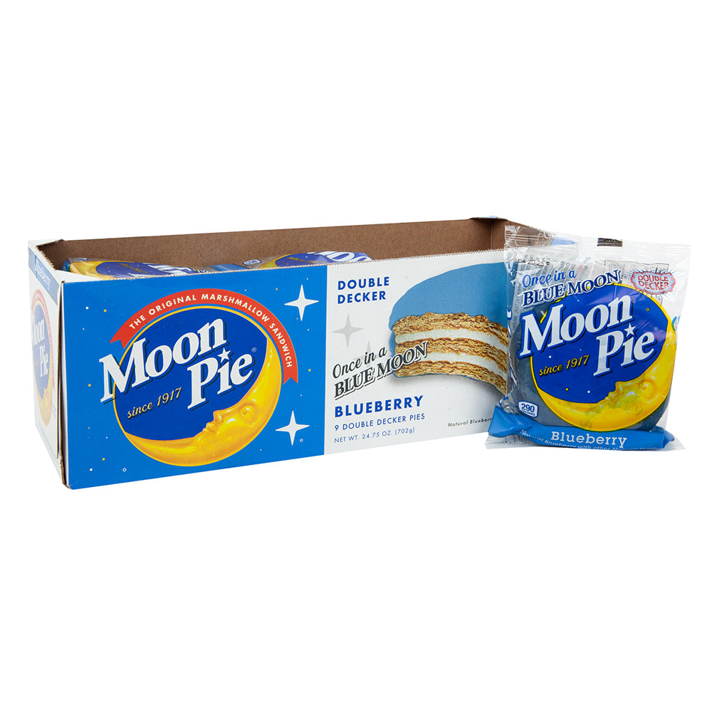 Moon Pie Blueberry Double Decker Marshmallow Treats - 12 Count ...