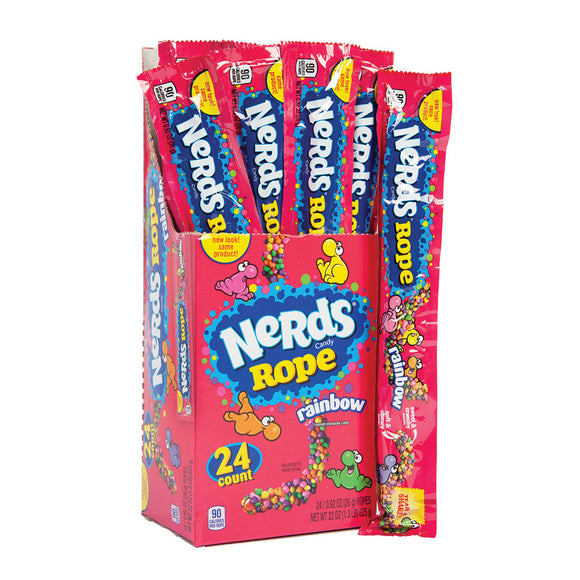 Rainbow Nerds Ropes - 24ct – CandyDirect.com
