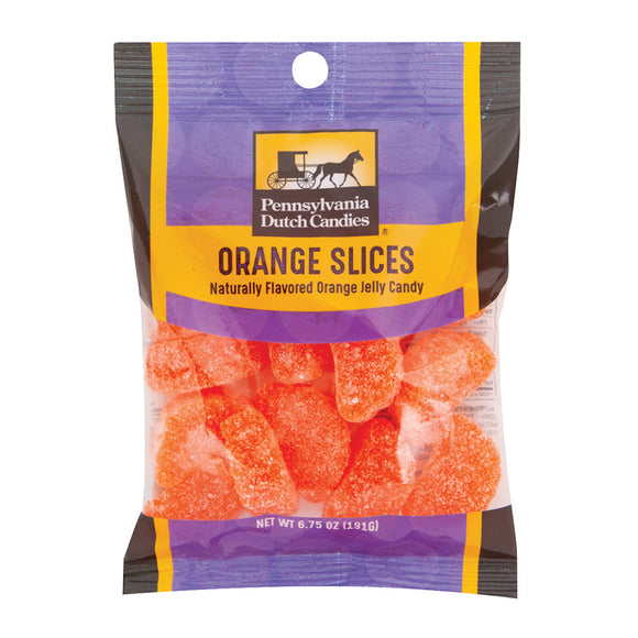 Pennsylvania Dutch Co. Orange Slices Gummy Candy Peg Bag - 12 Count ...