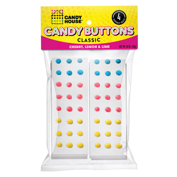 Candy House Original Candy Buttons Peg Bag - 24 Count – CandyDirect.com