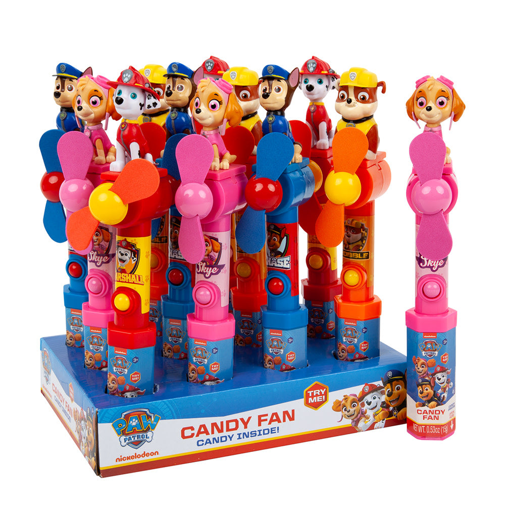 Candyrific Paw Patrol Toy Candy Fan - 12 Count – CandyDirect.com