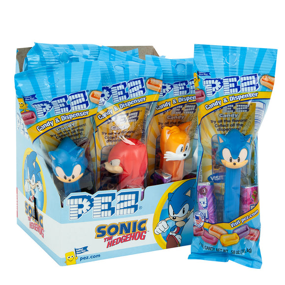 PEZ Sonic The Hedgehog Candy Dispensers - 12 Count – CandyDirect.com