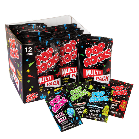 Pop Rocks Assorted Popping Candy Multi Pack - 12 Count – CandyDirect.com