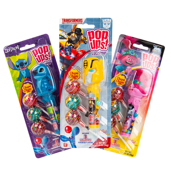 Pop Ups! Assorted Candy Blister Packs - 12 Count – CandyDirect.com
