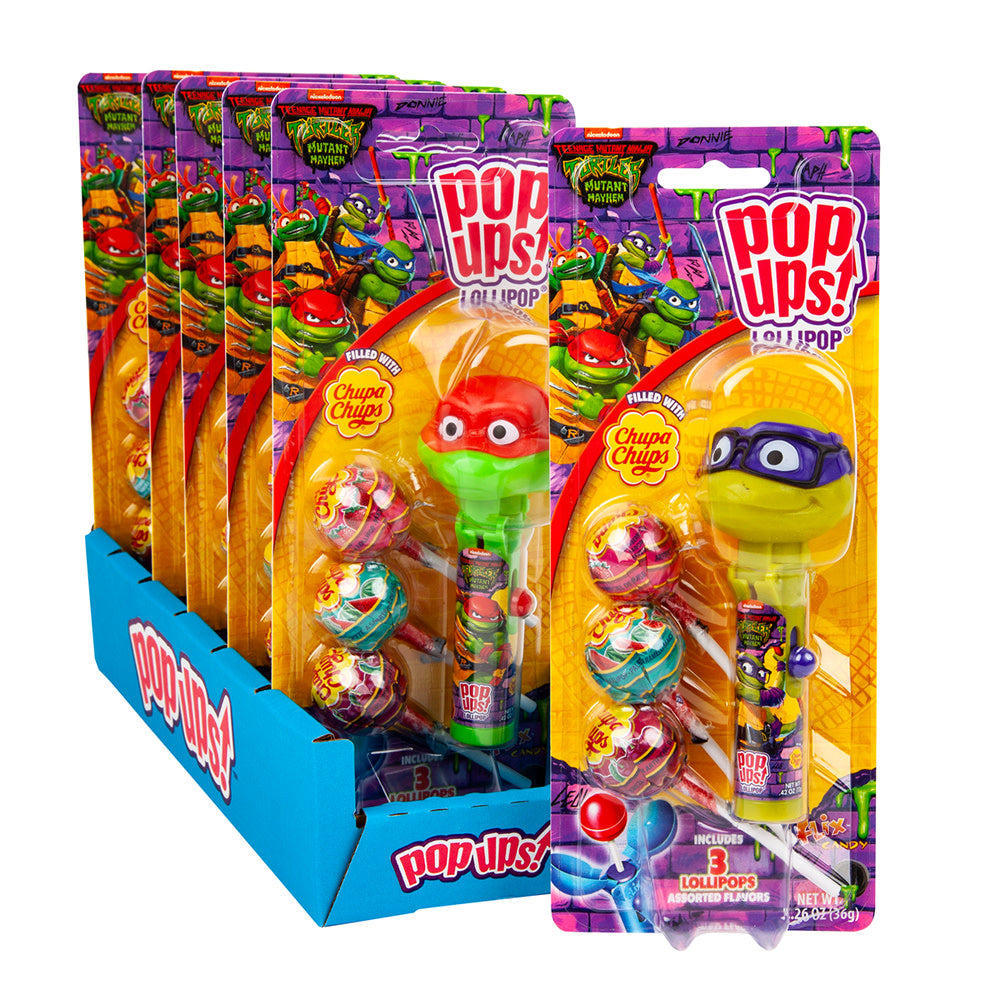Pop Ups Teenage Mutant Ninja Turtles Candy - 6 Count – CandyDirect.com