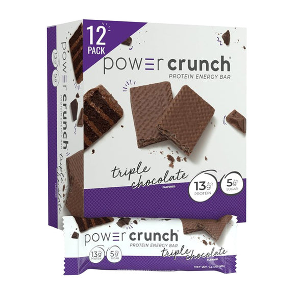 Power Crunch Original Triple Chocolate Protein Bar - 12 Count ...