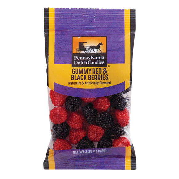 Pennsylvania Dutch Co. Raspberries Gummy Candy Peg Bag - 12 Count ...