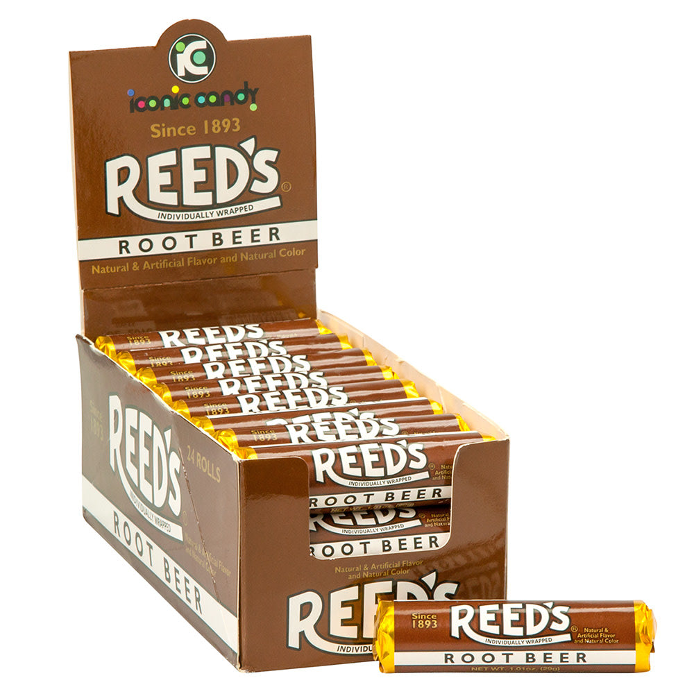 Reed's Root Beer Candy Rolls - 24ct – CandyDirect.com