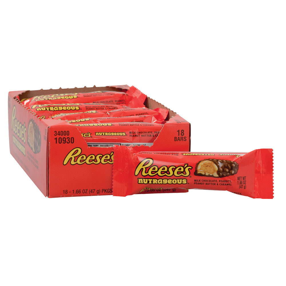 Reese's Nutrageous Bars - 18ct – CandyDirect.com