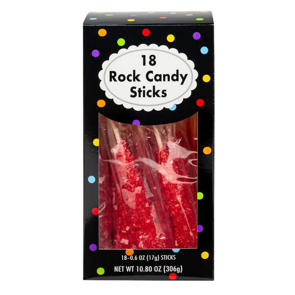 Candy With Reed Wraapping Rock Candy Red Wrapped Hard Candy - 4 Count – CandyDirect.com
