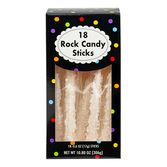 Rock Candy White Wrapped Hard Candy - 4 Count – CandyDirect.com