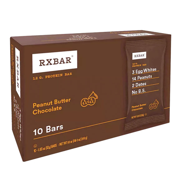 RX Bar Chocolate Peanut Butter Protein Bars - 6 Count – CandyDirect.com