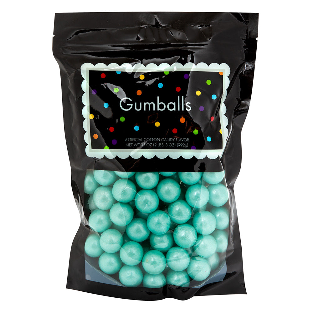 Shimmer Robin's Egg Blue Cotton Candy Gumballs - 6 Count – CandyDirect.com