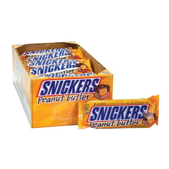 Snickers Peanut Butter Squared Bars - 18ct – CandyDirect.com