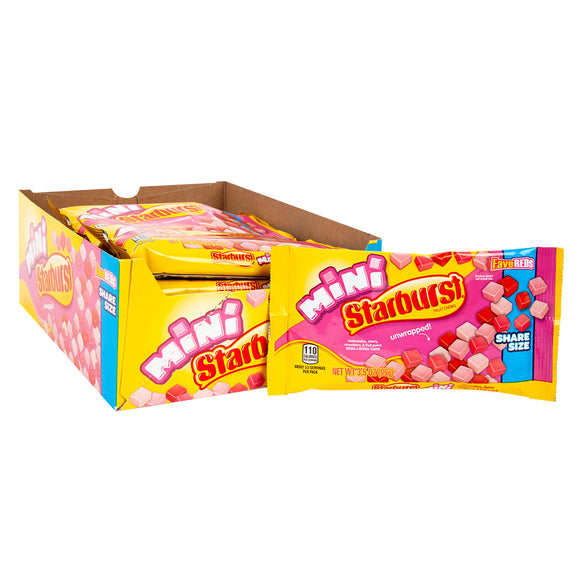 Starburst FaveReds Mini Share Size Gummy Candy Bags - 15 Count ...