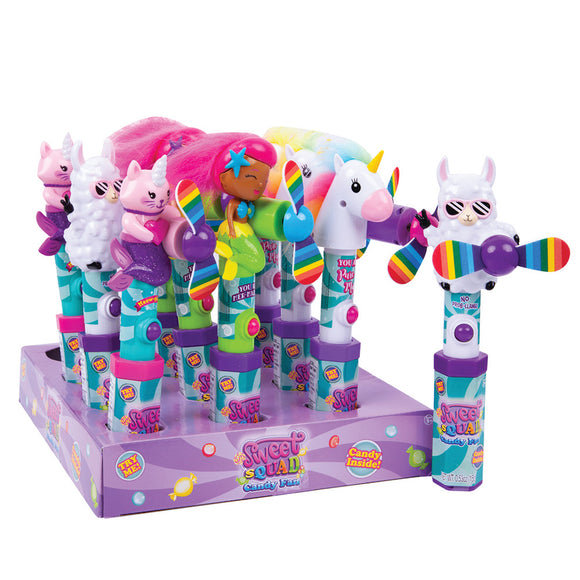 Candyrific Sweet Squad Unicorn Toy Fan Candy - 12 Count – CandyDirect.com
