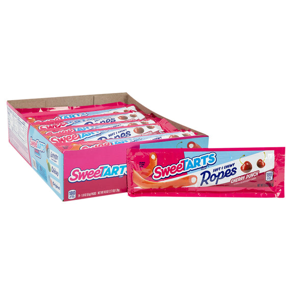 Sweet Art Rops SweeTARTS Cherry Punch Chewy Ropes Candy - 24 Count – CandyDirect.com