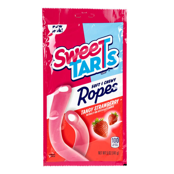 SweeTARTS Tangy Strawberry Rope Candy Peg Bag - 12 Count – CandyDirect.com