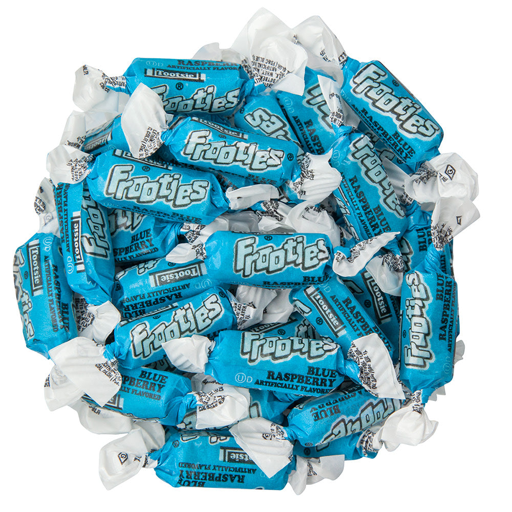 Tootsie Roll Blue Raspberry Frooties Chewy Candy - 360 Count ...
