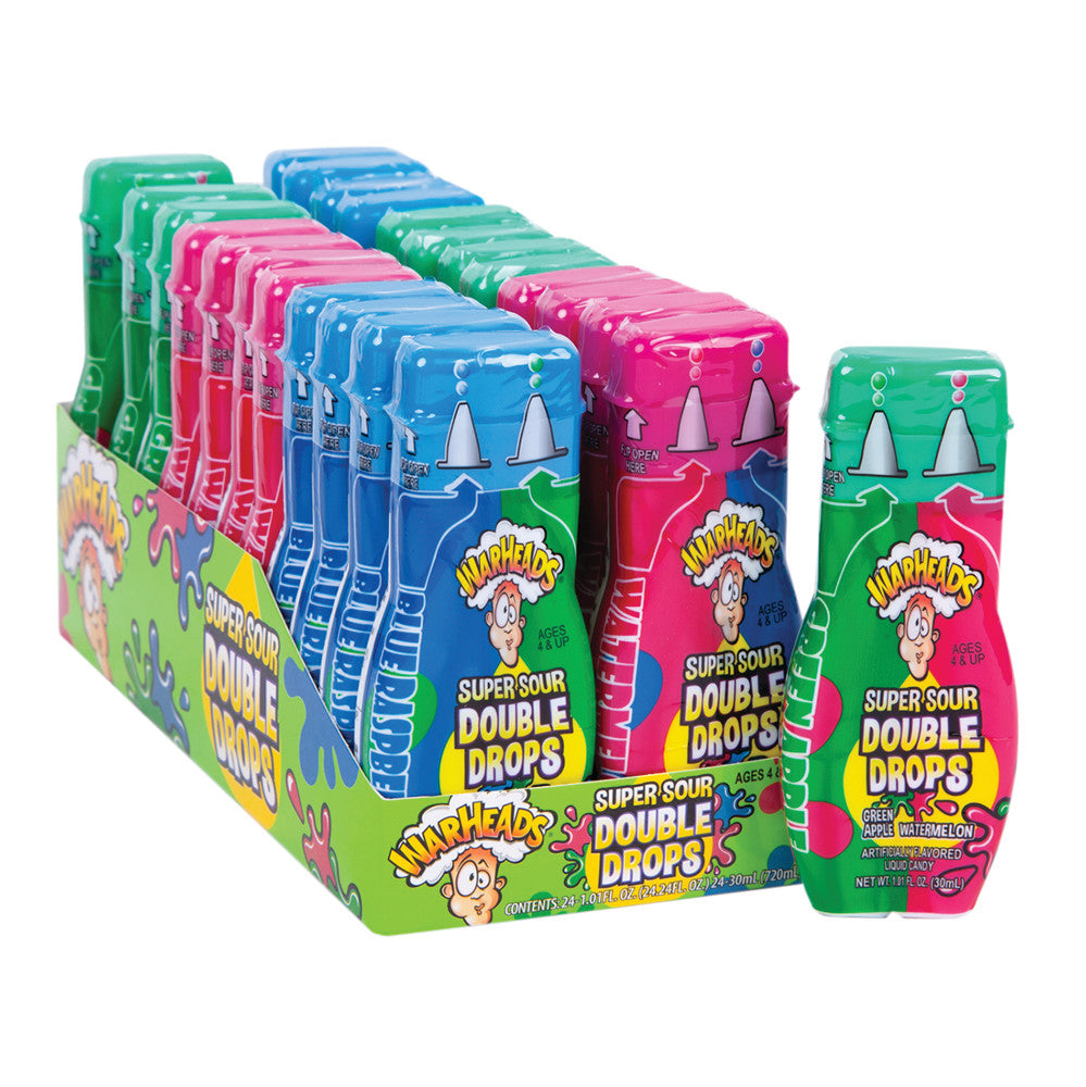 Warheads Double Drops Sour Candy - 24 Count – CandyDirect.com