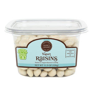 Yogurt Covered Raisins Candy - 12 Count Tubs – CandyDirect.com