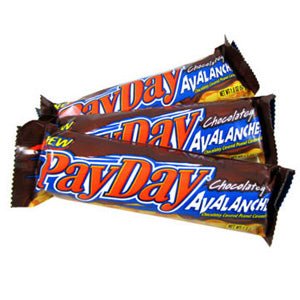 Chocolate Pay Day Bars - 24ct