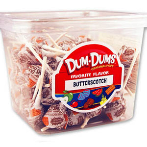 Dum Dum Pops - Butterscotch 1lb Tub