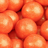 Orange Shimmer Bubble Gum Balls - 2lb