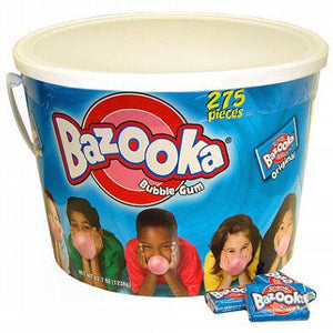 Bazooka Bubble Gum Original - 275ct Tub