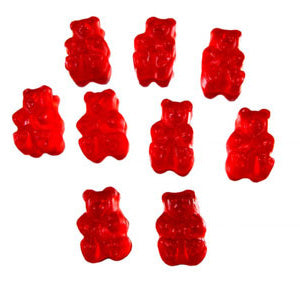 Raspberry Gummi Bears - 5lb