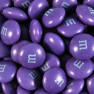 Purple m&m's !!!  Purple color, All things purple, Purple food
