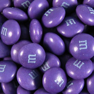 M&M's Limited Edition Milk Chocolate Candy featuring Purple Candy