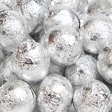 White Milk Chocolate Balls - Foil 10lb