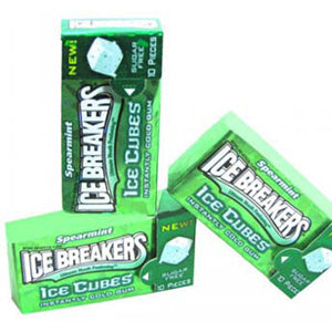 Ice Breakers Ice Cubes Gum - Spearmint 8ct