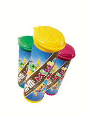 M&M Milk Choc Mini Tubes 24Ct