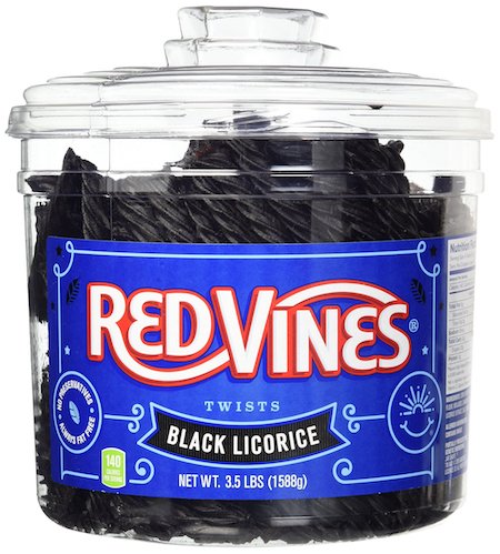 Red Vines - Black Twists 56oz Tub