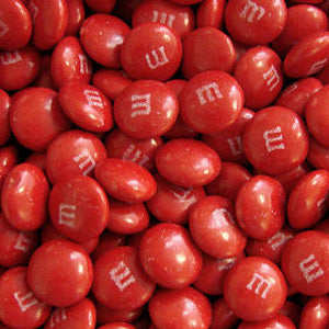 red m&m