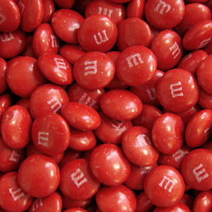 Red M&M's Chocolate Candy - 1 lb Bag