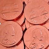 Copper Penny Chocolate Coins - 10lb Bag