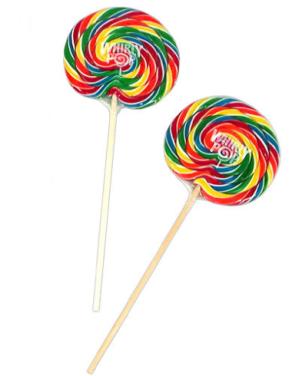 Rainbow Whirly Pops - 6oz 36ct